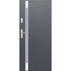 Hliníkové venkovní dveře WIKĘD FUTURE INOX FI05B