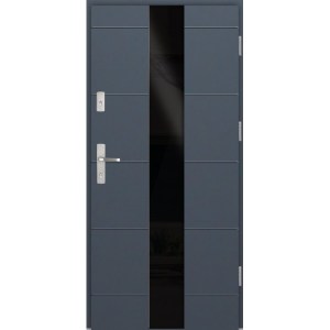Ocelové venkovní dveře WIKĘD GLASS FRONT GF02