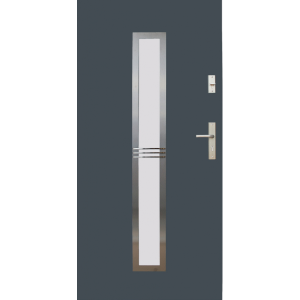 Ocelové venkovní dveře WIKĘD - VZOR 12A