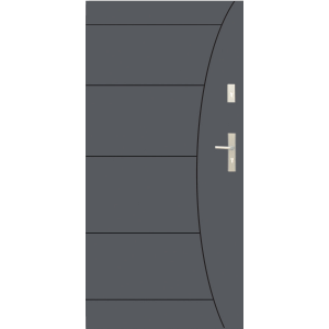 Ocelové venkovní dveře WIKĘD - VZOR 26F
