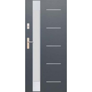 Vnější hliníkové dveře WIKĘD FUTURE INOX FI07E